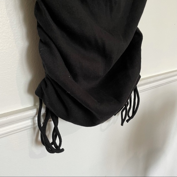 Zara Ruched Ribbed Dress - Picture 2 of 6